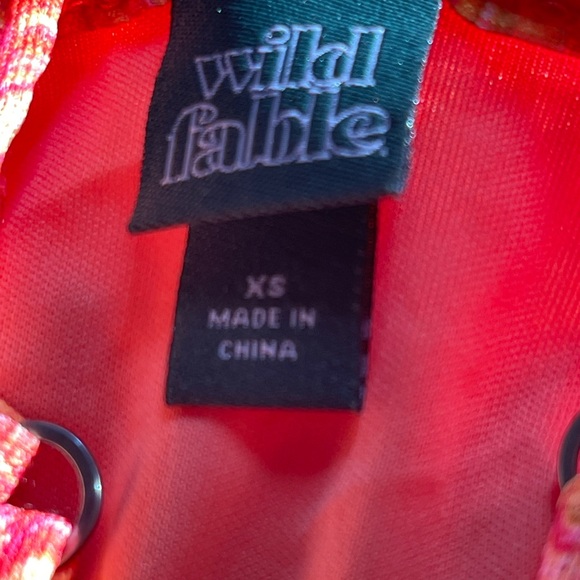 NWT Wild Fable summer mini dress. 29” shoulder to bottom. Adjustable straps. - Picture 5 of 8